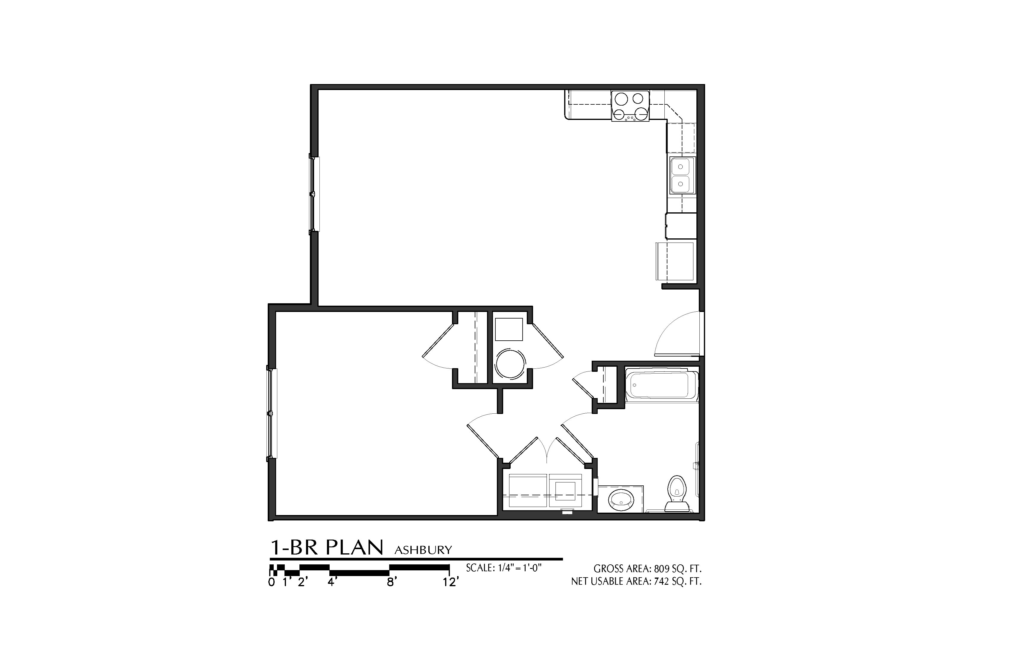 one bedroom